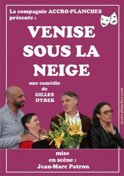 Affiche venise sous la neige